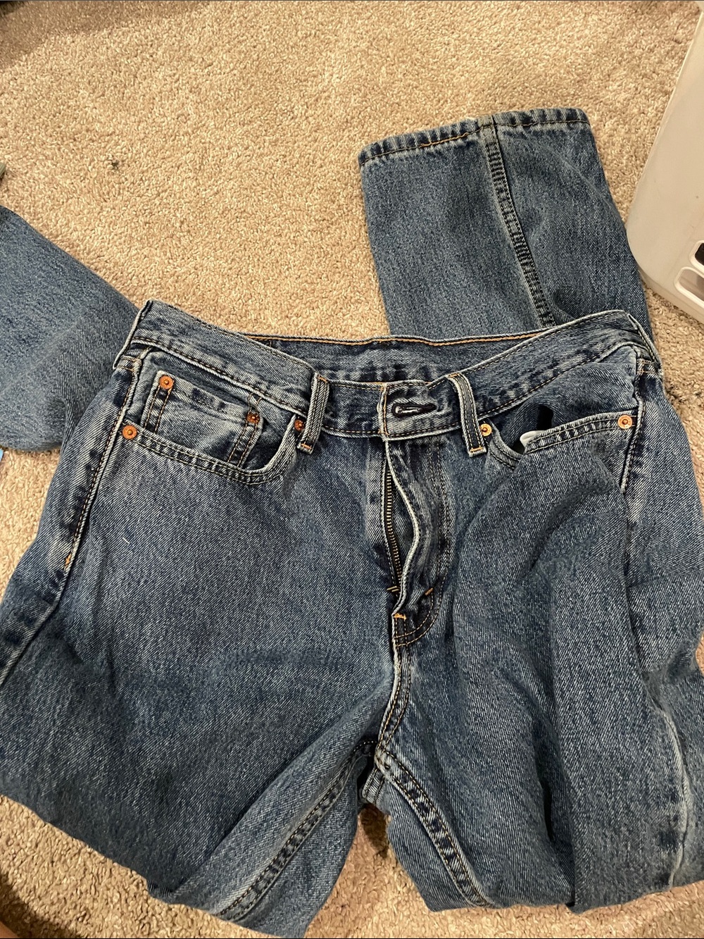 Levi's Women's Wide Leg Blue Denim Jeans
